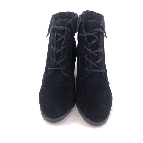 Madden Girl Dearest Wedge Booties Size 10M - Picture 4 of 12